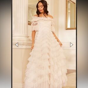 Needle and Thread, Lana off the shoulder gown